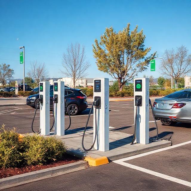 Cargador comercial autos eléctricos